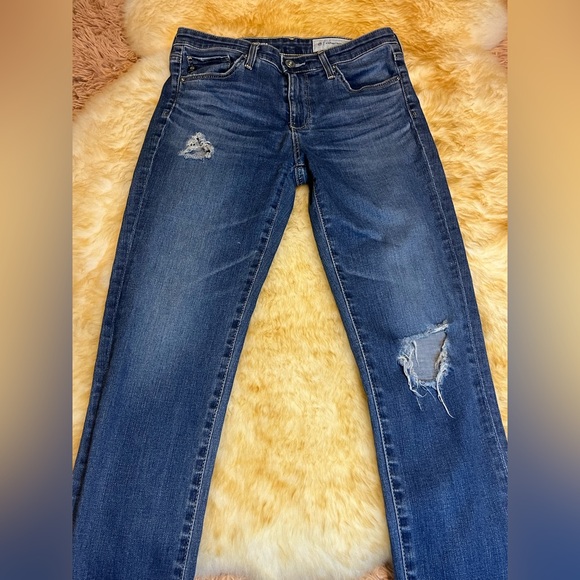 Anthropologie x AG The Stevie High-Rise Skinny Ankle Jeans - Size 29 Regular - Picture 8 of 8